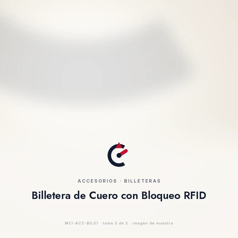 Billetera de Cuero con Bloqueo RFID, en el bolsillo trasero de un jean para mostrar el perfil delgado