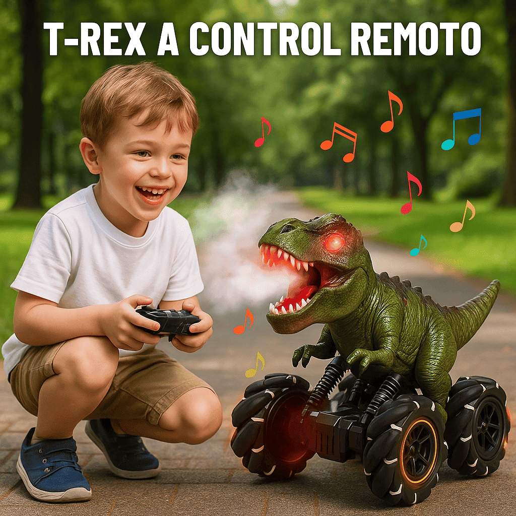 T-REX A CONTROL REMOTO - VEHICULO OFFROAD PARA NIÑOS